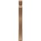 Ekena Millwork 5 1/2-in W x 46-in D x 46-in H Funston Slat Rough Cedar Woodgrain TimberThane Outlooker, Primed Tan OUTUR055X46X46FST24RCPR - alternate 4
